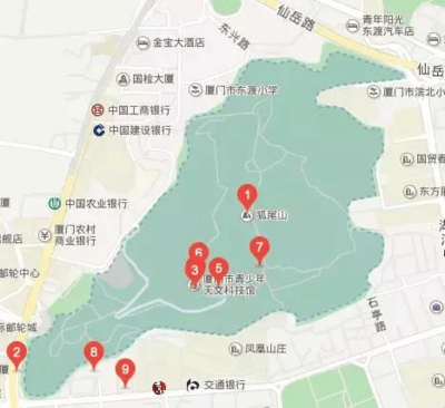 厦门10大夜跑路线,自己找借口,跑起来!