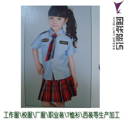 幼儿园园服小学生校服表演服装来图来样定做加工生产 直接工厂图片,幼儿园园服小学生校服表演服装来图来样定做加工生产 直接工厂图片大全,厦门盈联服饰-3-